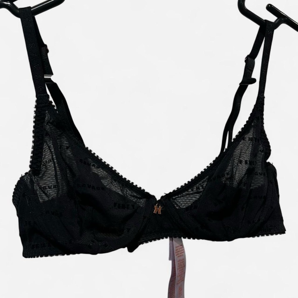 Savage X Fenty Black Lace Bra